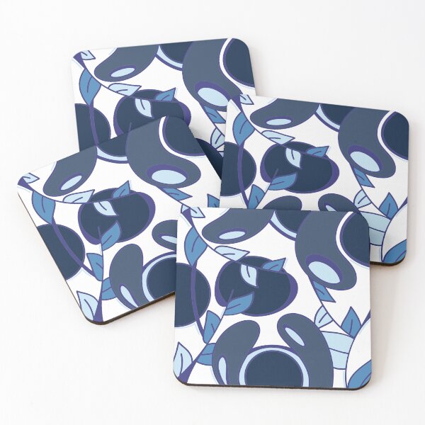 Item preview, Midnight Blueberry Garden Pattern designed and sold by Moon-Petal.