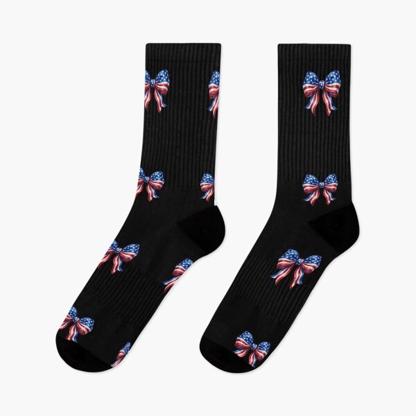 Item preview, American Flag Bow Patriotic Coquette 4th of July designed and sold by dudelinart.