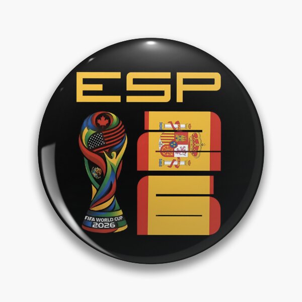Item preview, Spain Soccer World Cup 2026 Fan Art - ESP La Roja designed and sold by  The Midnight Library - Book Lover Gifts & Kindle Accessories.