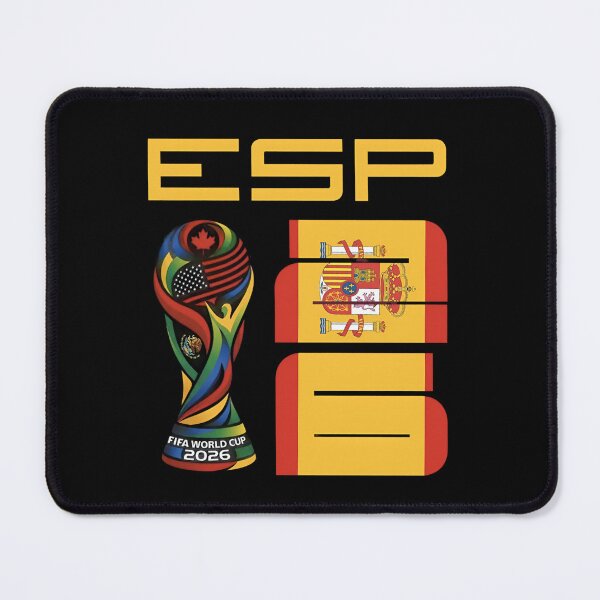 Item preview, Spain Soccer World Cup 2026 Fan Art - ESP La Roja designed and sold by The Midnight Library - Book Lover Gifts & Kindle Accessories.