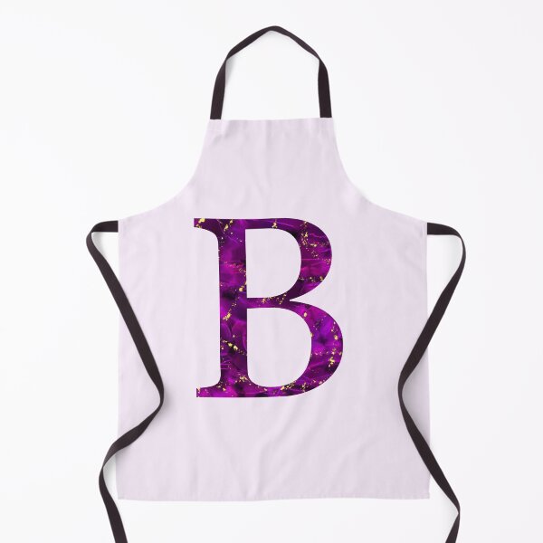 Item preview, Monogram letter B in pink color with gold accents, alcohol ink digital art designed and sold by SweetLilith.
