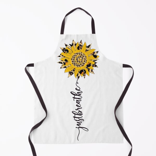 Item preview, Just Breathe Sunflower Leopard Print Mental Health designed and sold by WaviStudio.