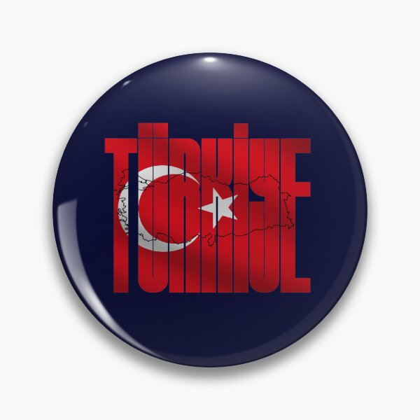 Item preview, Dark Blue Türkiye Map Turkish Flag Crescent and Star Typography Design designed and sold by tarzbol.