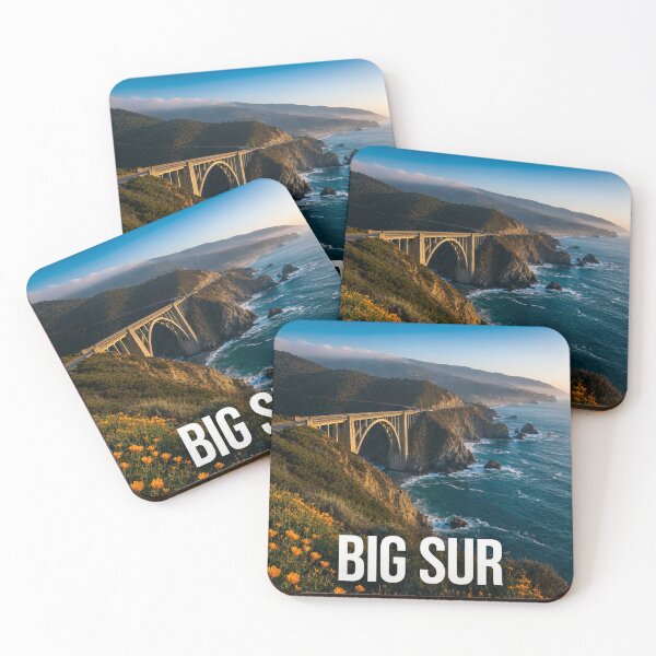Item preview, Big Sur California Coastal Landscape Bixby Bridge Scenic Ocean designed and sold by zohocreations.