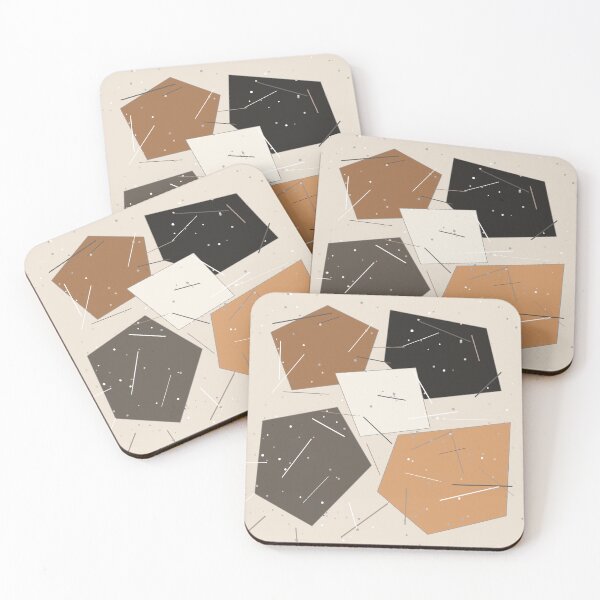 Item preview, Soft Neutral Abstract Geometric Pattern designed and sold by AreliRayDesign.