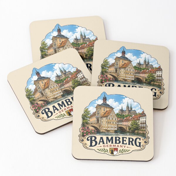 Item preview, Bamberg, Germany - Historic Old Town Hall designed and sold by Myra365Art.