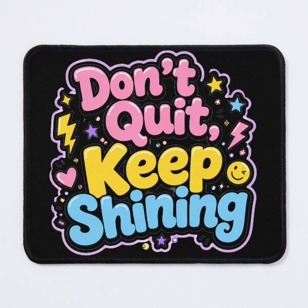 Item preview, Colorful Motivation Quote - Never Quit  designed and sold by the-dovlat.