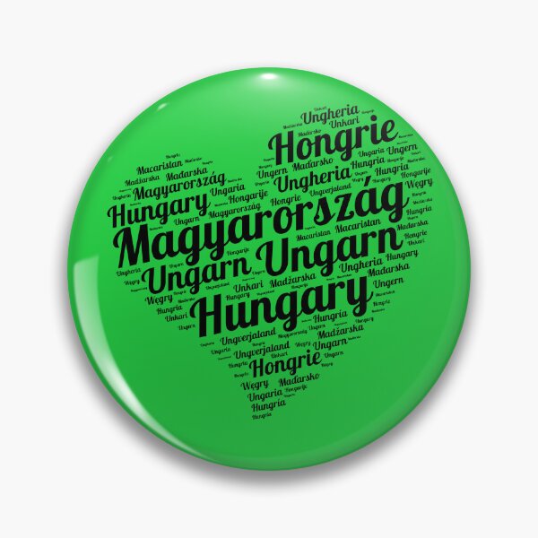 Item preview, Hungary Heart Word Cloud Art designed and sold by Fabrikola.