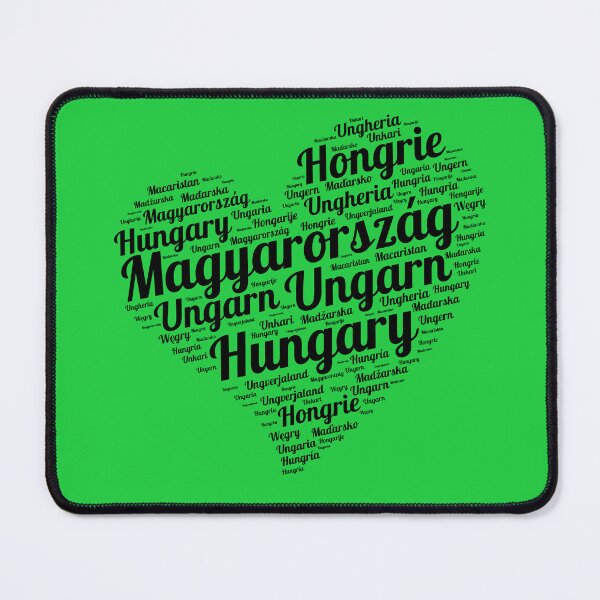 Item preview, Hungary Heart Word Cloud Art designed and sold by Fabrikola.