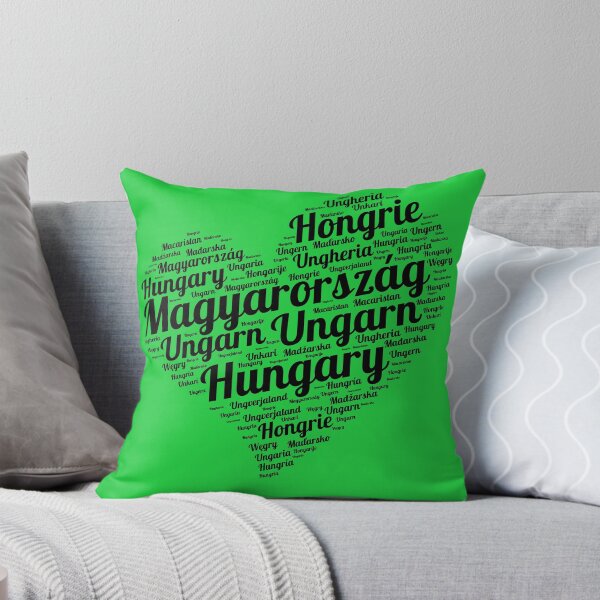 Item preview, Hungary Heart Word Cloud Art designed and sold by Fabrikola.
