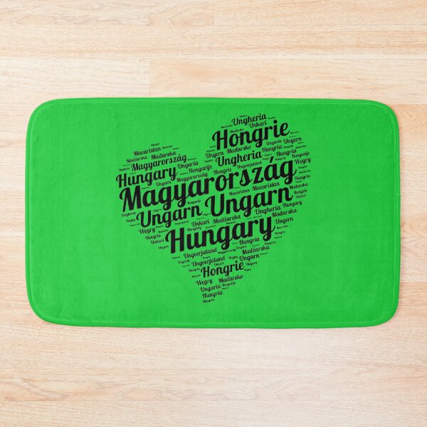 Item preview, Hungary Heart Word Cloud Art designed and sold by Fabrikola.
