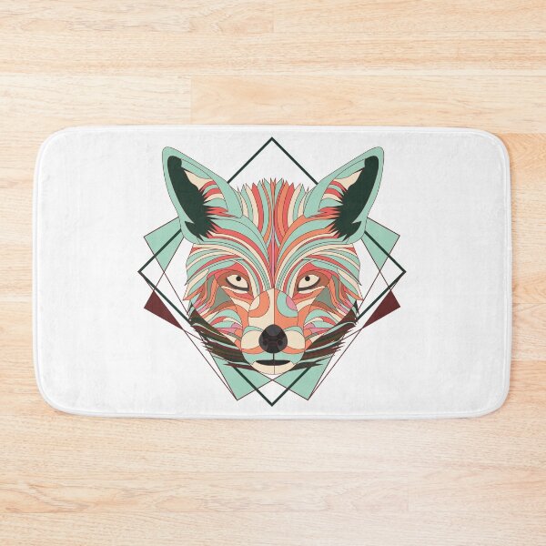 Item preview, Geometric Fox Colorful Boho Fox Art Nature Lover designed and sold by WaviStudio.