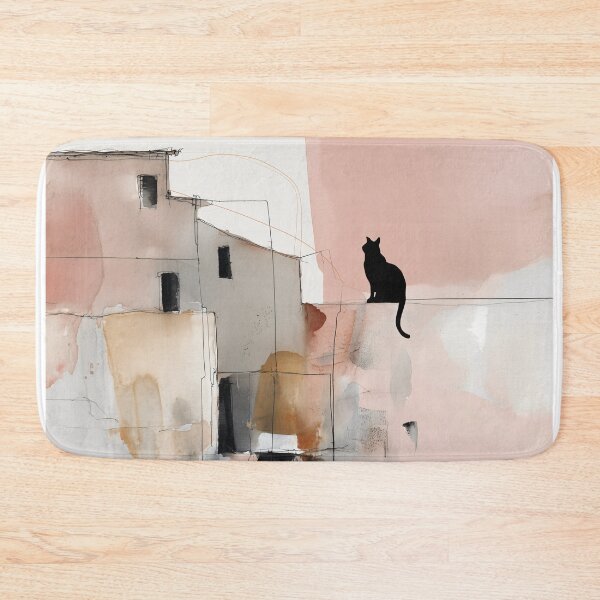 Item preview, Cat Silhouette on Rooftop designed and sold by lautir.