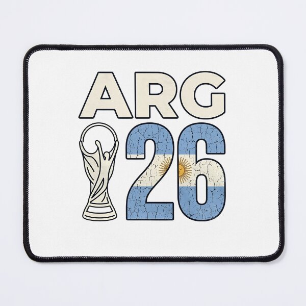 Item preview, Argentina Football World Cup 2026 - Vintage Arg 26 Flag Design designed and sold by  The Midnight Library - Book Lover Gifts & Kindle Accessories.