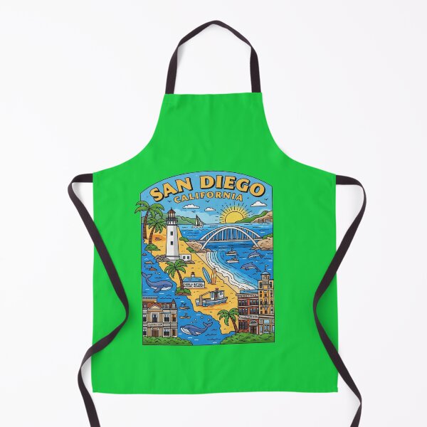 Item preview, San Diego California Vintage Travel Poster | Retro Beach Sunset Coastal City Souvenir Graphic Te designed and sold by zohocreations.