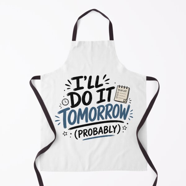 Item preview, I’ll Do It Tomorrow (Probably) – Funny Procrastination Quote Design designed and sold by TommyArt94.
