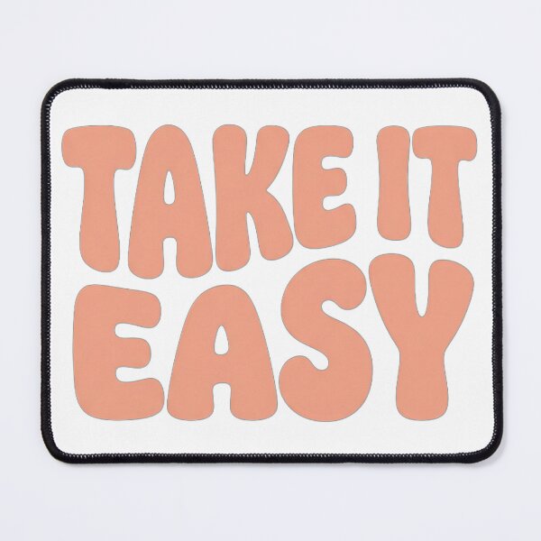 Item preview, Retro Peach Typography: Take It Easy designed and sold by aashcreat.