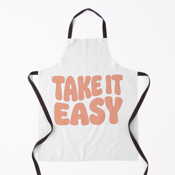 Item preview, Retro Peach Typography: Take It Easy designed and sold by aashcreat.