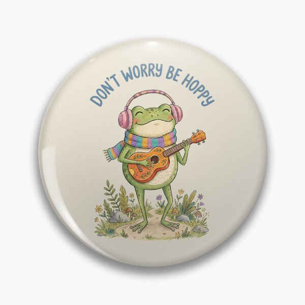 Item preview, Frog Don't Worry Be Hoopy designed and sold by AdyKurniawan.