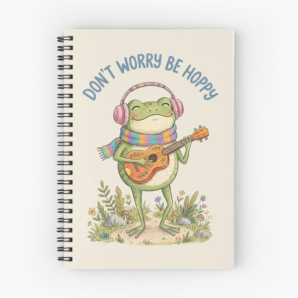 Item preview, Frog Don't Worry Be Hoopy designed and sold by AdyKurniawan.