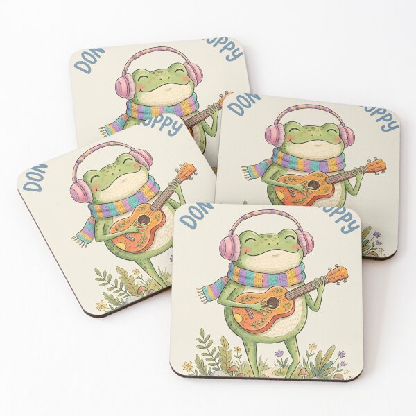 Item preview, Frog Don't Worry Be Hoopy designed and sold by AdyKurniawan.