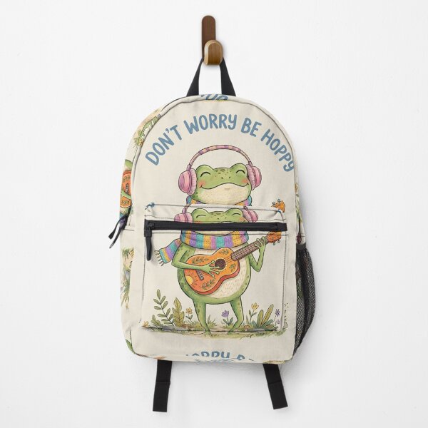Item preview, Frog Don't Worry Be Hoopy designed and sold by AdyKurniawan.