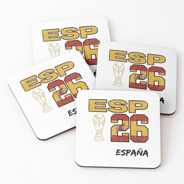 Item preview, Spain Football World Cup 2026 - Vintage ESP 26 Flag Design designed and sold by  The Midnight Library - Book Lover Gifts & Kindle Accessories.