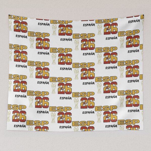 Item preview, Spain Football World Cup 2026 - Vintage ESP 26 Flag Design designed and sold by  The Midnight Library - Book Lover Gifts & Kindle Accessories.