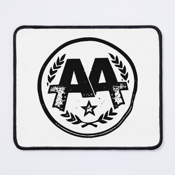 Item preview, AA circle logo black designed and sold by fangkinsomes.