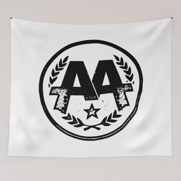 Item preview, AA circle logo black designed and sold by fangkinsomes.