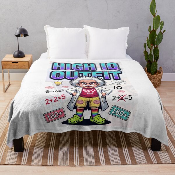 Item preview, Funny "HIGH IQ Outfit" Cartoon Scientist - Don't Be a Jo! Irony Meme Hi designed and sold by AmericaReacts.
