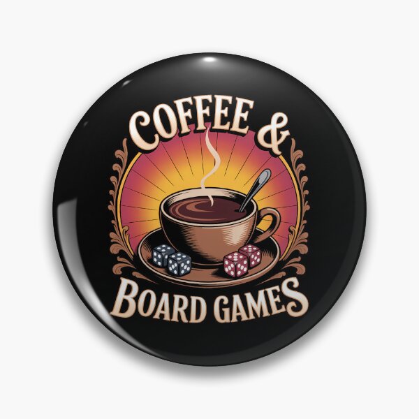 Artikelvorschau, Kaffee und Brettspiele – Spieleabend entworfen und verkauft von SapfireStuArt.