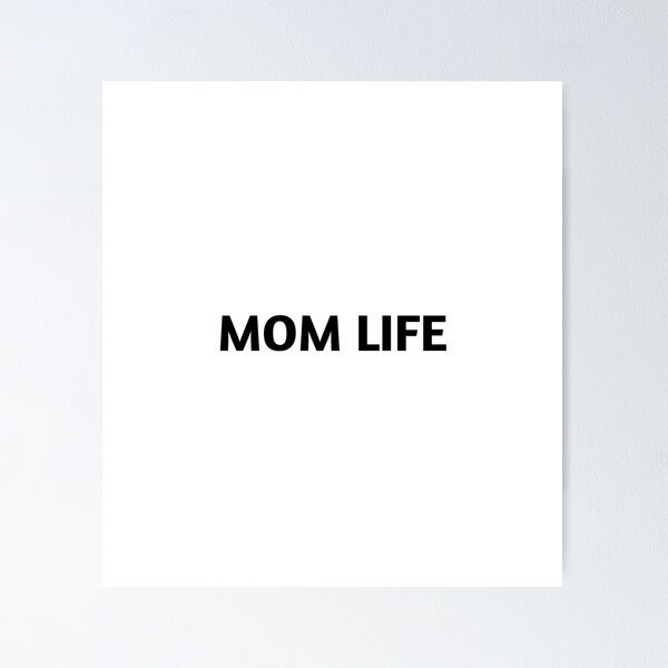 Item preview, MOM LIFE MINIMAL TYPOGRAPHY DESIGN  designed and sold by HomeDiscipline.