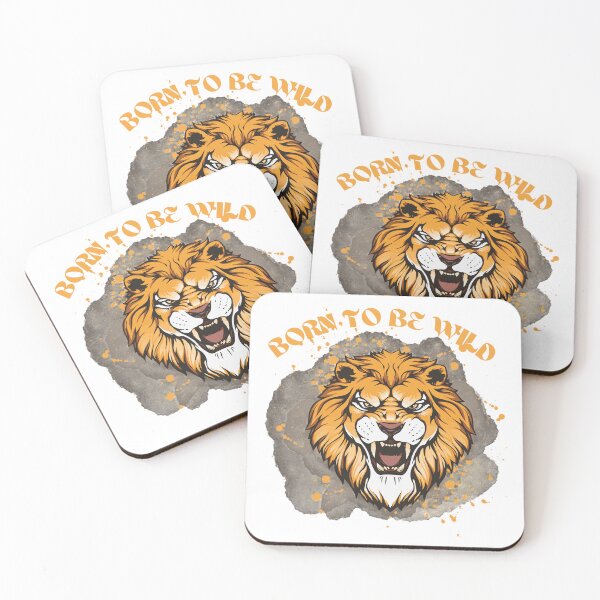Item preview, Born To Be Wild Lion Vintage Retro Graphic Tee | Fierce Streetwear Design designed and sold by Contam_ZY.