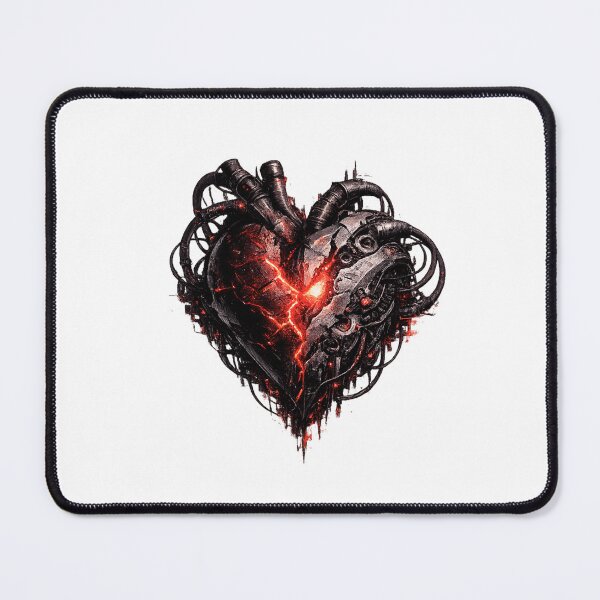 Item preview, GLITCH HEART – Cyber Mechanical Heart Design designed and sold by UnglaublichGut.