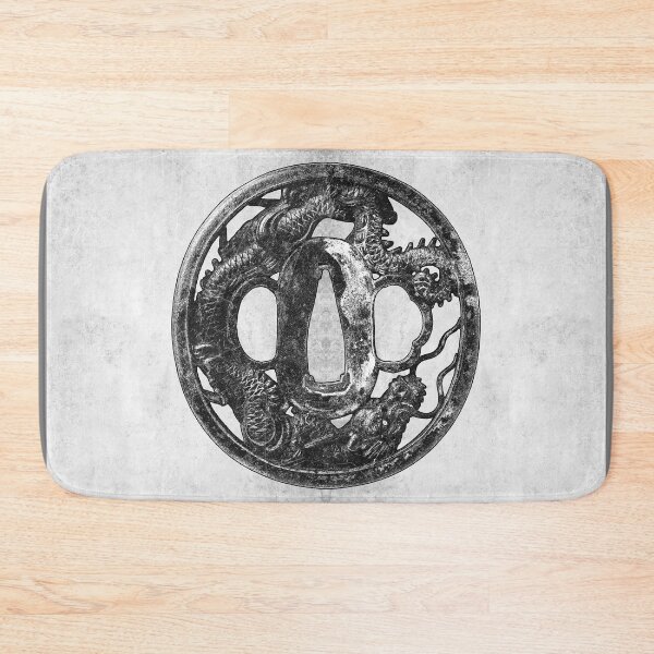 Item preview,  Iron Dragon Tsuba Japanese Katana Sword Guard designed and sold by Ghoul Enterprises.