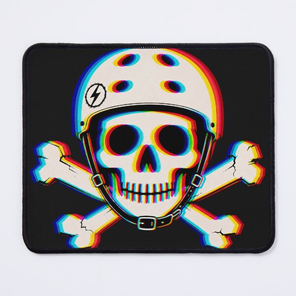 Item preview, Skate Skull Crossbones Graphic  designed and sold by curiouschimp.