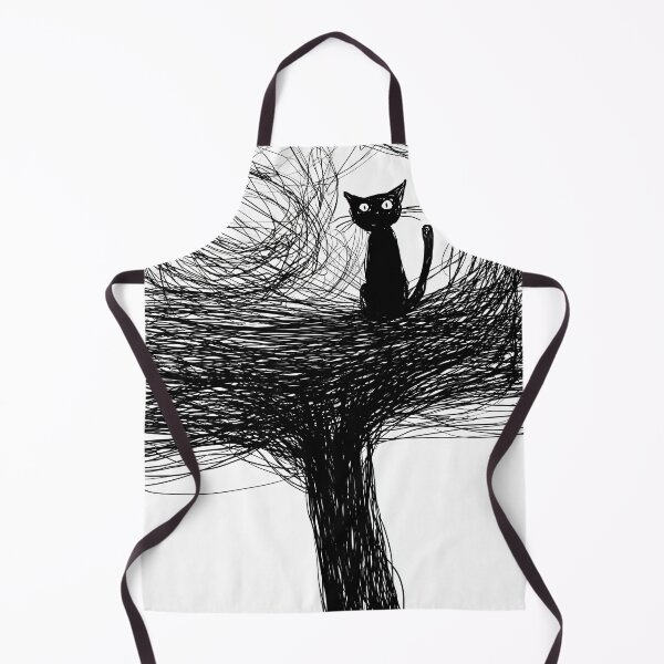 Item preview, Cat Perched on Scribble Tree designed and sold by lautir.