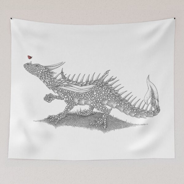 Item preview, Dragon and butterfly designed and sold by Vicki Herring.