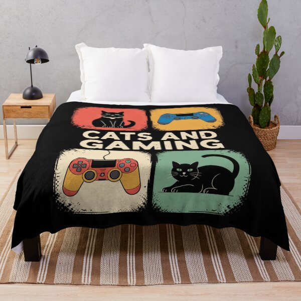 Item preview, Cats and Gaming Funny Gamer Cat designed and sold by Gallory Hive.