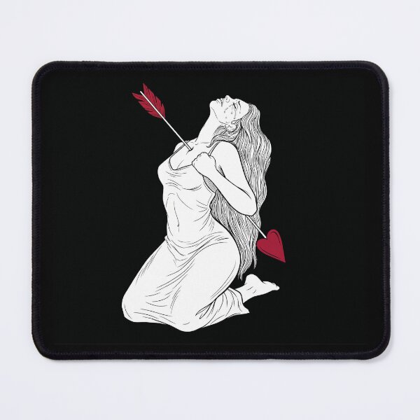 Item preview, Woman with Arrow in Chest  designed and sold by mowsdesigns.