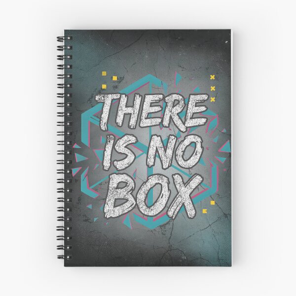 Item preview, There Is No Box — Break the Box Typography Art designed and sold by FrescoDesign.