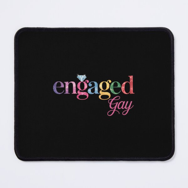 Item preview, Engayged LGBT Pride Engaged Gay Lesbian Wedding LGBT designed and sold by SapfireStuArt.