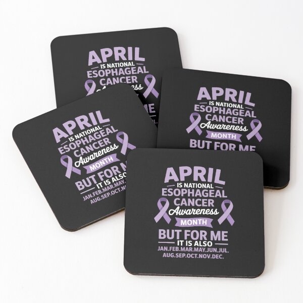 Item preview, Esophageal Cancer April Is National Cancer Awareness Month but for me Purple Ribbon designed and sold by SapfireStuArt.