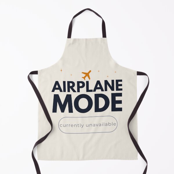 Item preview, Airplane Mode Minimal Typography Design designed and sold by Uvclick.