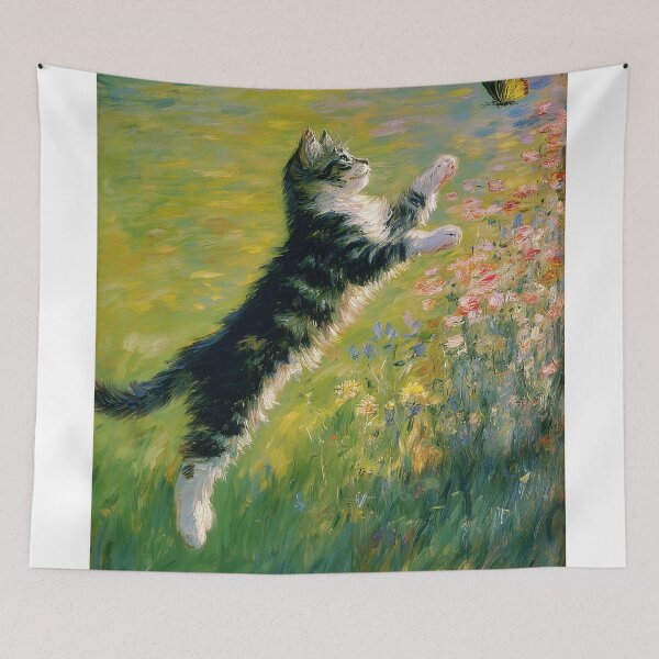 Item preview, Cat Leaping Towards Butterfly designed and sold by lautir.