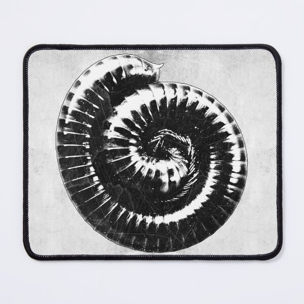 Item preview, Coiled Millipede Spiral Dark Natural History Art designed and sold by Ghoul Enterprises.