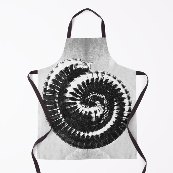 Item preview, Coiled Millipede Spiral Dark Natural History Art designed and sold by Ghoul Enterprises.