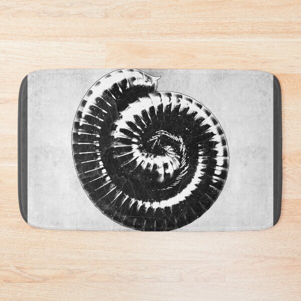 Item preview, Coiled Millipede Spiral Dark Natural History Art designed and sold by Ghoul Enterprises.