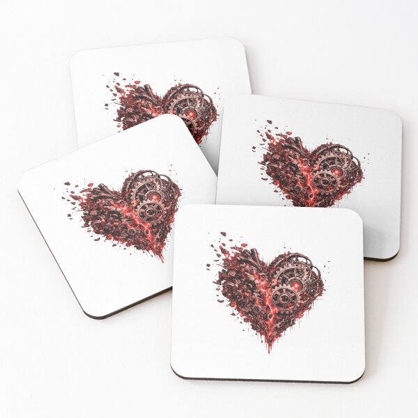 Item preview, FRACTURED CORE – Broken Gear Heart Design designed and sold by UnglaublichGut.